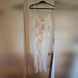 Wild Fable Off White Layered Dress